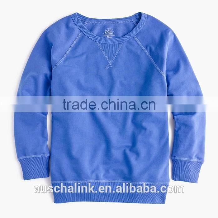 high quality lady wholesale crewneck sweatshirt manufacturer