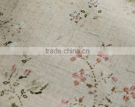 Manufacturer in shaoxing textile reactive printed 100%linen fabric wholesale linen fabric linen cotton fabric