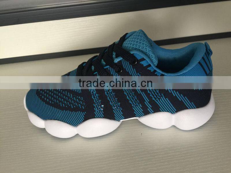 autumn fly fabric sport shoes factory for men, MD sole sport running shoes brand name for male female high quality