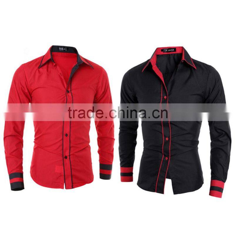 SZXX fashion mens luxury stylish casual slim fit t-shirts