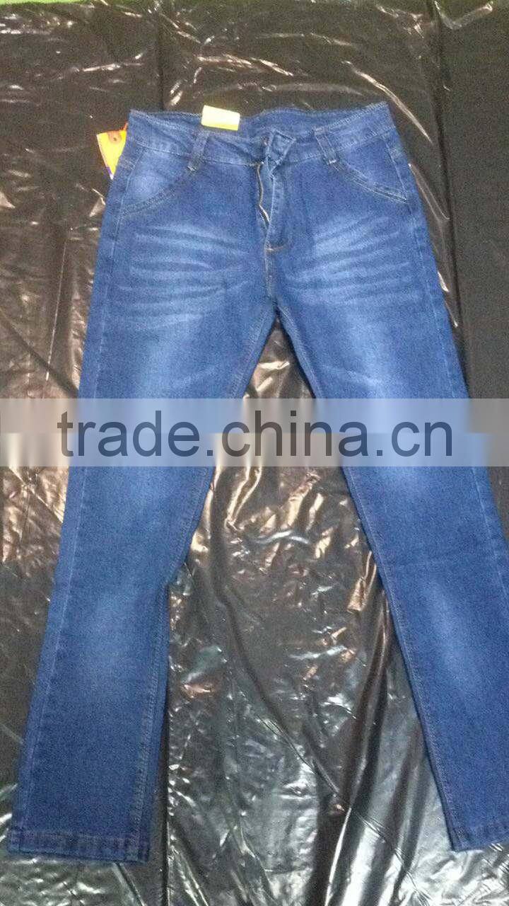 GZY factory overruns demin stock new brand fashion 2017 men fashion jeans