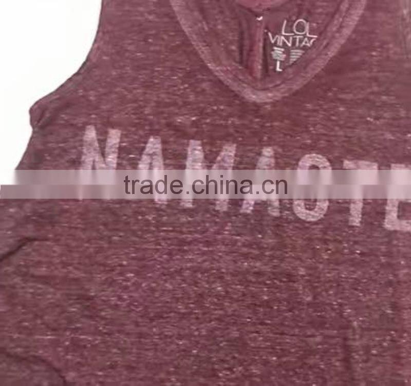 Clearance sale women cotton fitness workout tank top