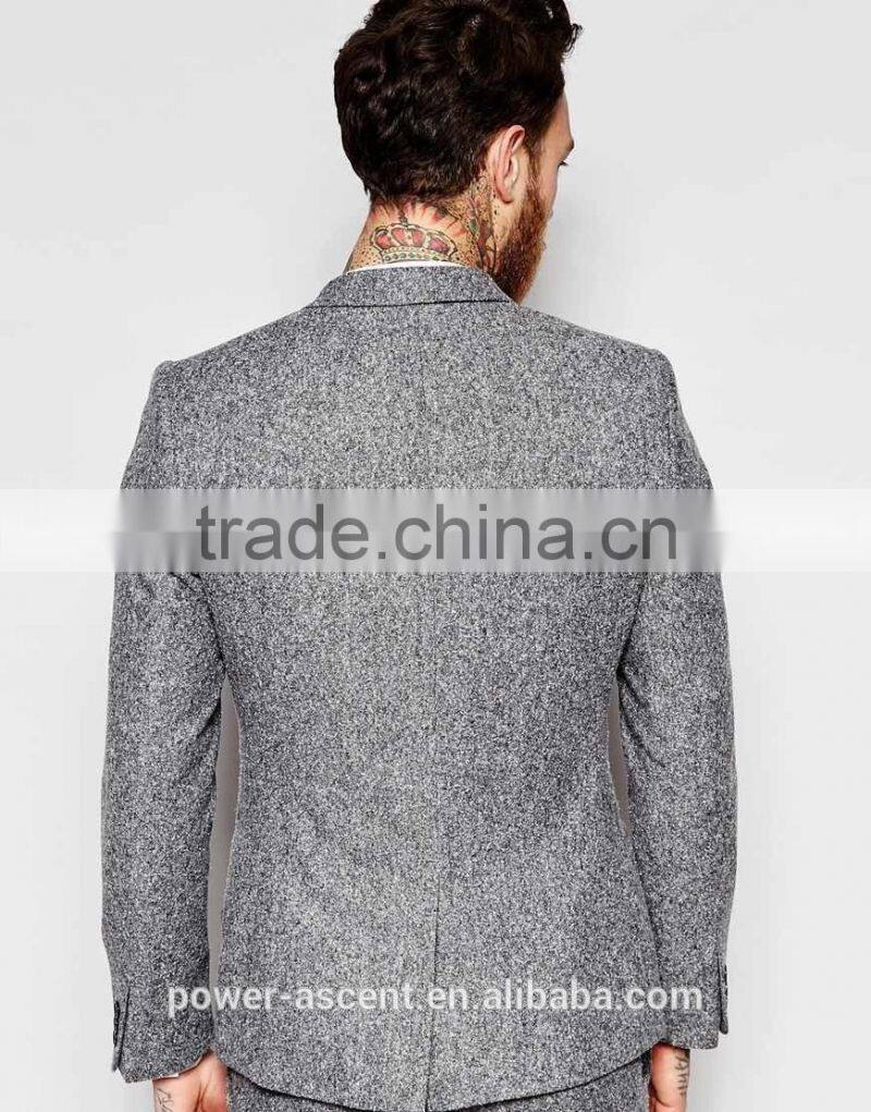 2016 men's suit jacket style long woolen winter jackets