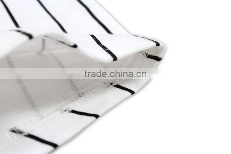 2017 wholesale plain 100% cotton striped baseball jersey shirts