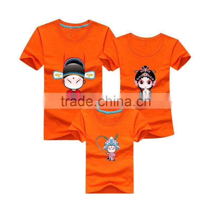 Family Beijing Opera printing design t-shirts companies in China