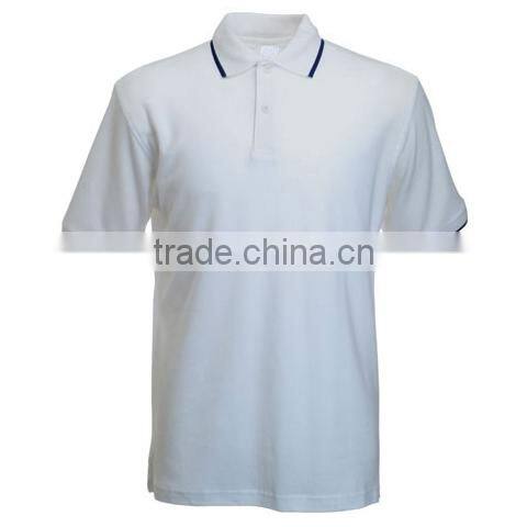 custom red white and blue 100 cotton pocket polo shirts with embroidery logo