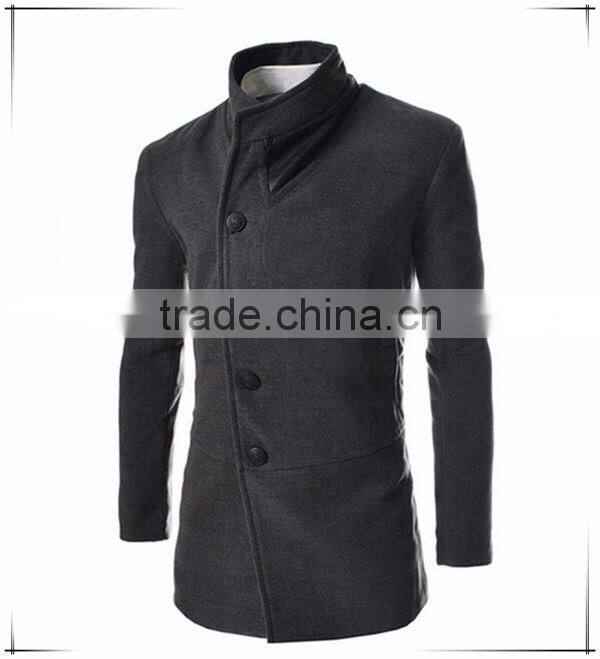 2016 winter new design military wool trench coat