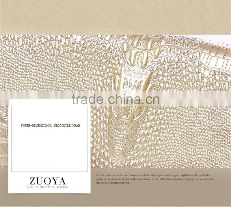 Women Clutch Bags Vintage Leather Crocodile Pattern Envelope Shoulder Ladies Small Messenger Bag