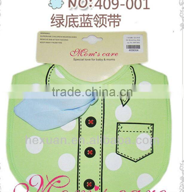 5 designs can choose/3D baby bib/ baby bibs /in stocked or OEM