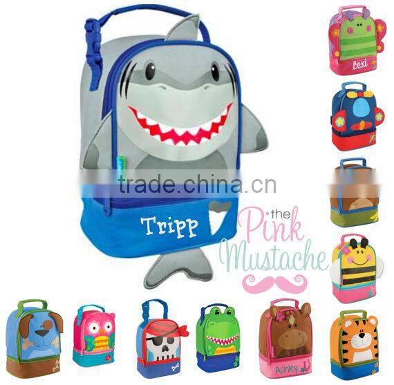Wholesale Little Kid Personalized Embroidered Lunch Box