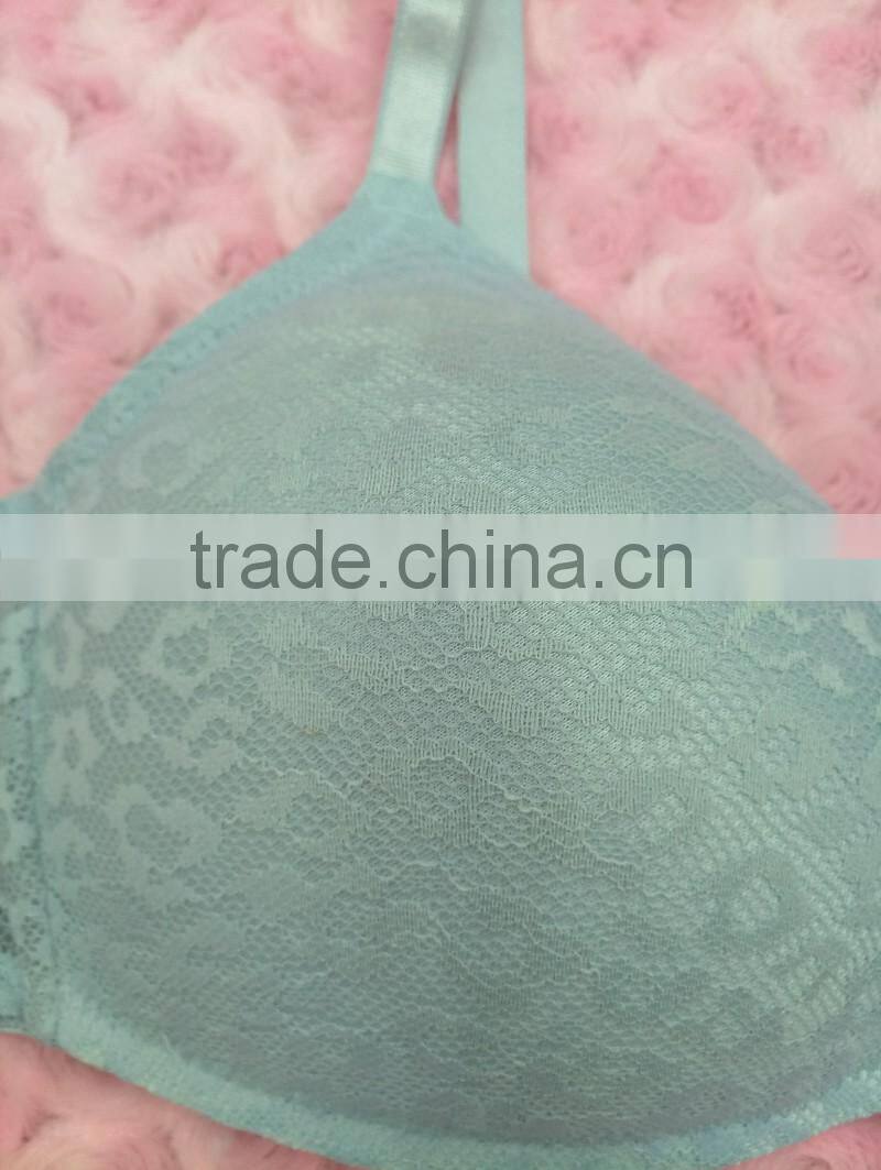 OEM Service breathable lace underwear woman bra panty set