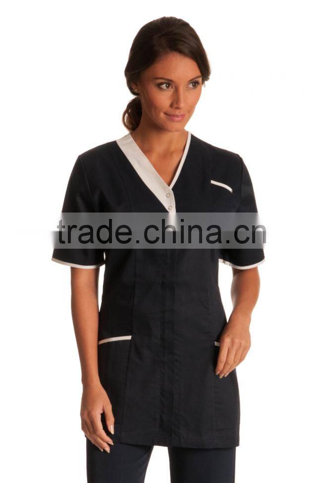 Wholesale custom made Fashionable Hospital Nursing Medical Uniform Design Comfortable cotton hospital scrubs