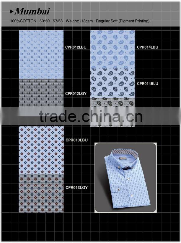 2016 fashion clothing latest shirt designs for men Silk Screen Custom Shirt