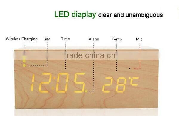 Portable Speaker Bluetooth USB4.0 Dual USB NFC Wooden Bluetooth Speaker Wriess charging Bluetooth Speaker