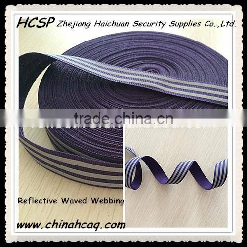 Reflective Safety Webbing ,Reflective Waved Webbing,Reflective Belt