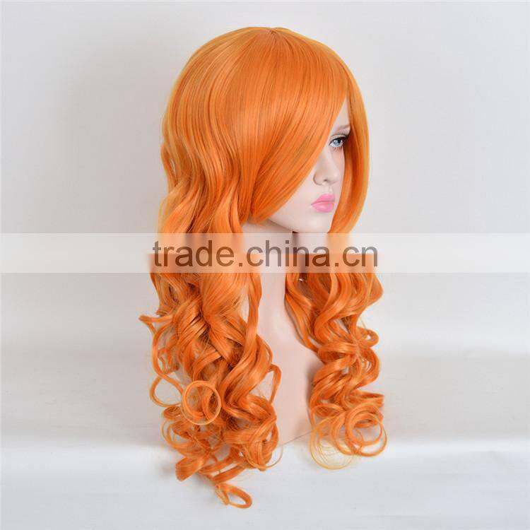 YIWU Perfect Lady short orange cosplay hair wig