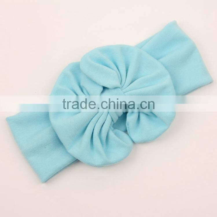 Boutique fancy baby messy bow head wrap , chic toddler girls hair headband M5062008