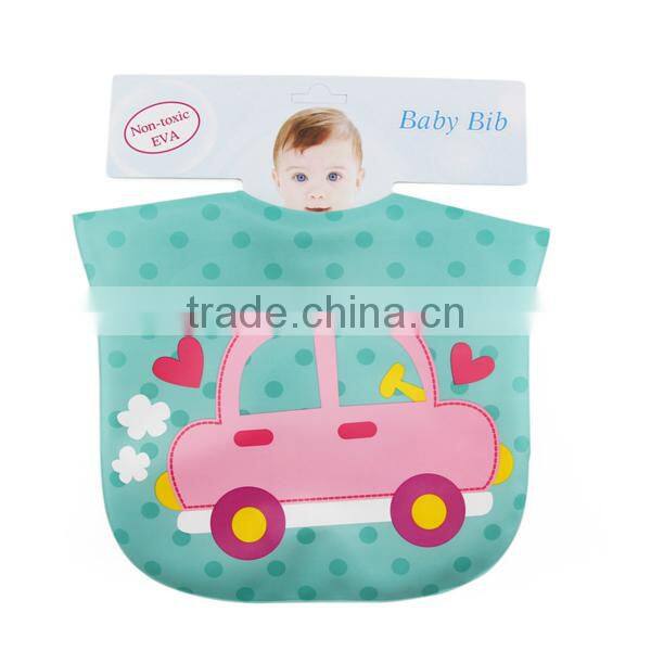 new design waterproof non-toxic EVA soft baby bibs
