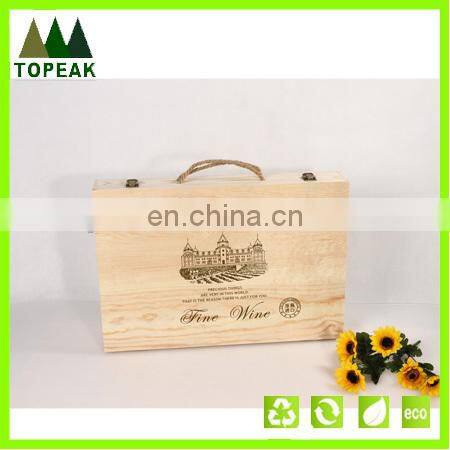 High quality wooden wine box wood packing box