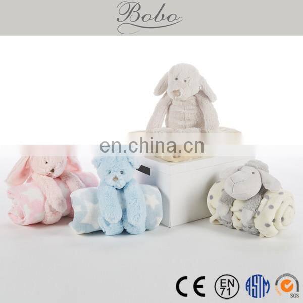 China made Soft plush baby soft sheep toy blankets