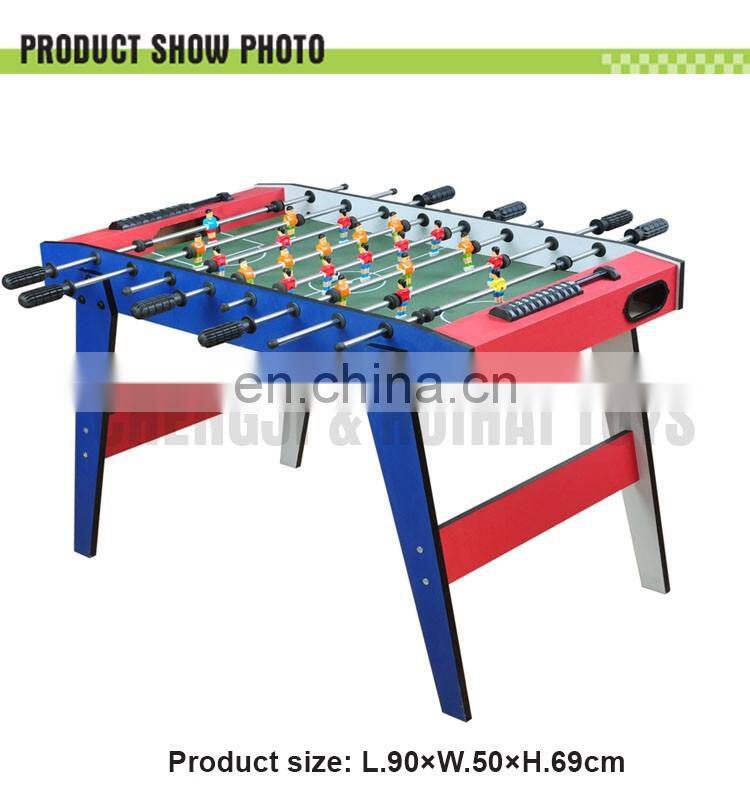 kids indoor sport football game wooden table set pool soccer table
