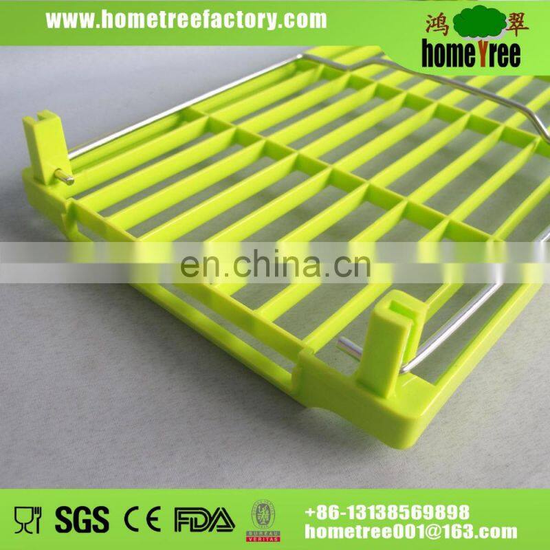 Festival Popular Grape Print Transparent Tray With Ears ,Plasitc Fruit Tray