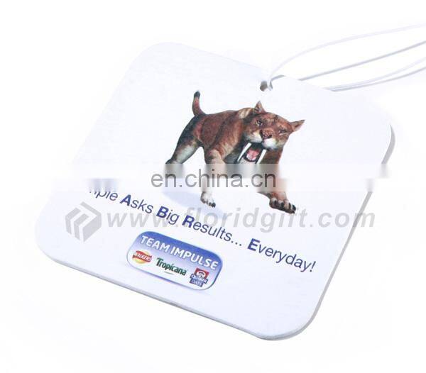 Advertising Promotional Logo Printed Paper Car Air Freshener