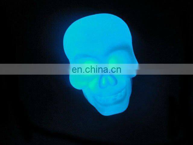 factory direct sale LED glowing colorful skull lights for Halloween