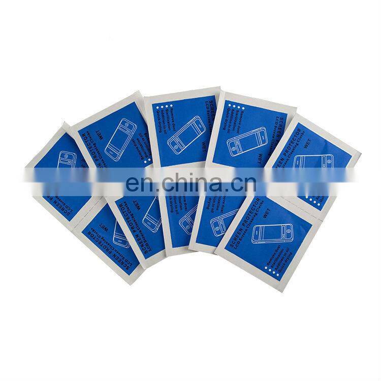 promotional logo tailor make wet wipe embossed picture