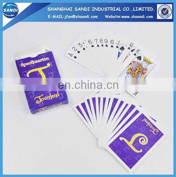 Promotional custom paper poker card