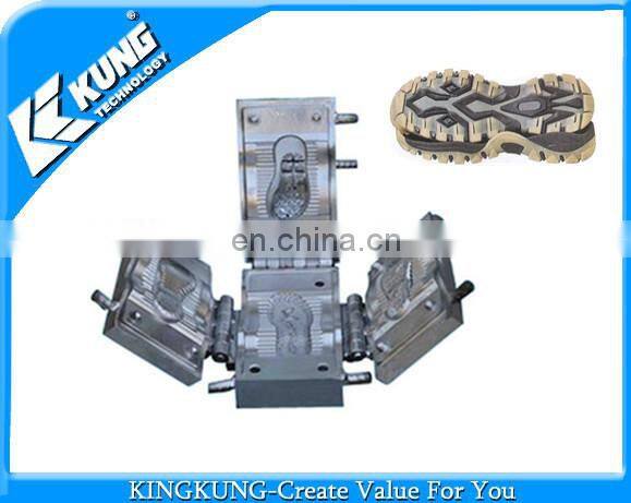 Popular design three color TPR/PVC outsole mould suit for Chinese Rotary machine