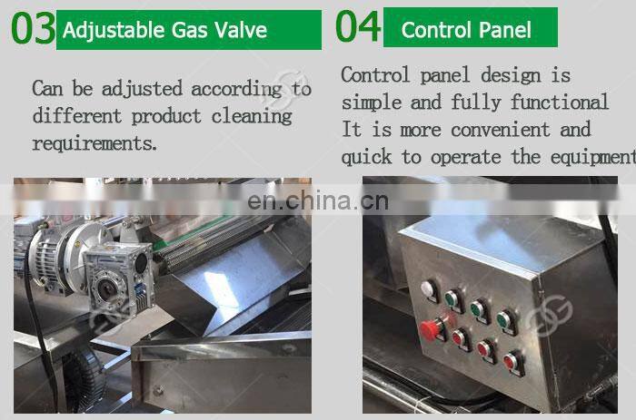 Factory Price Air Bubble Food Cleaning Fruit Washing Vegetable Blanching Machine