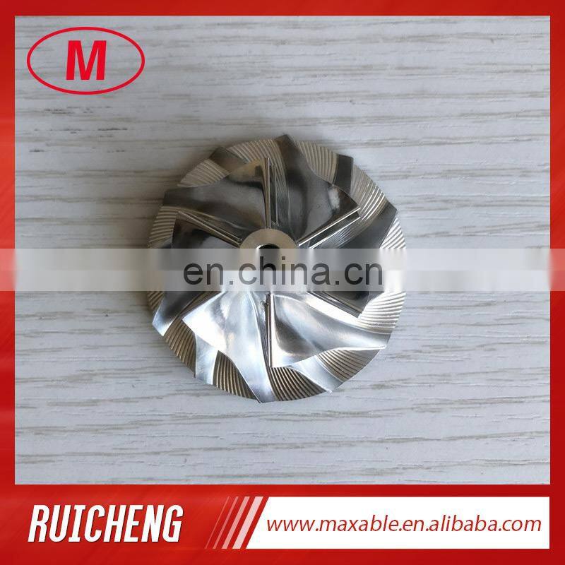 GT15-25  451584-0010 36.08/52.19mm 6+6 blades  turbo billet/milling/aluminum 2618 compressor wheel for 727265/727264