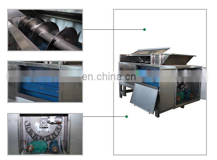Powerful one process brush vegetables fruits cassava peeling and washing machine