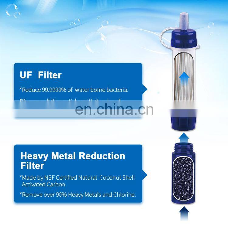 New Design Outdoor Easy Carry Personal Water Filter system