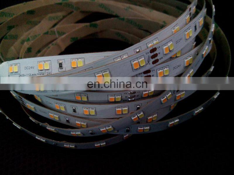 Grilight smd5630 led chip warm white &cool white adjustable led strip lights