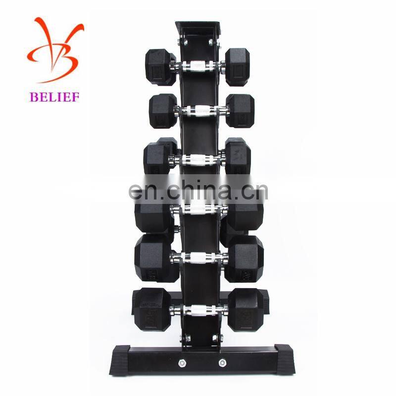 Home Commercial Fitness Equipment Steel Dummbell Storage Display Rack