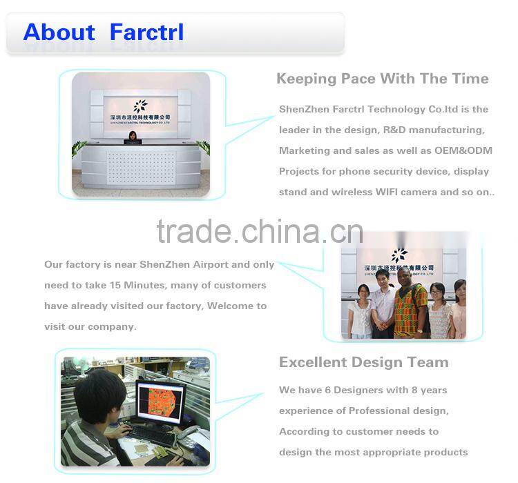 100% secure 6 USB Ports Mobile Phones Display With Disconnect Alarm