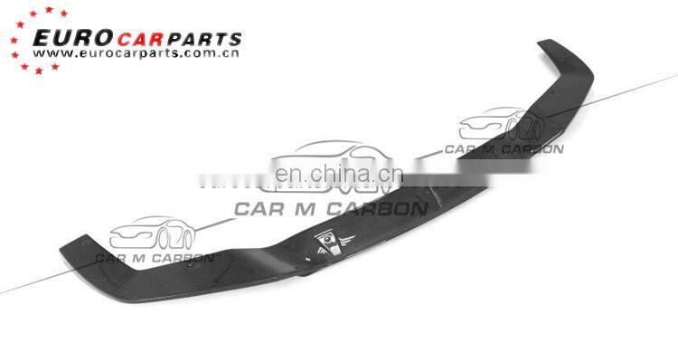 F87 M2 front lip fit for F87 2014-2018y M2 to K-style carbon fiber front lip for M2