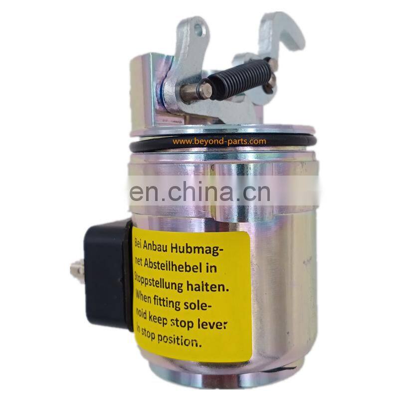 12V excavator fuel stop solenoid valve 04170534R