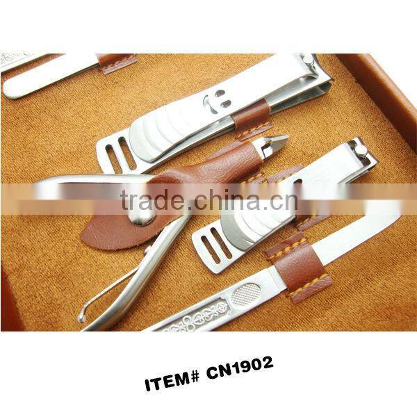 High quality brown manicure Set for Europe Market