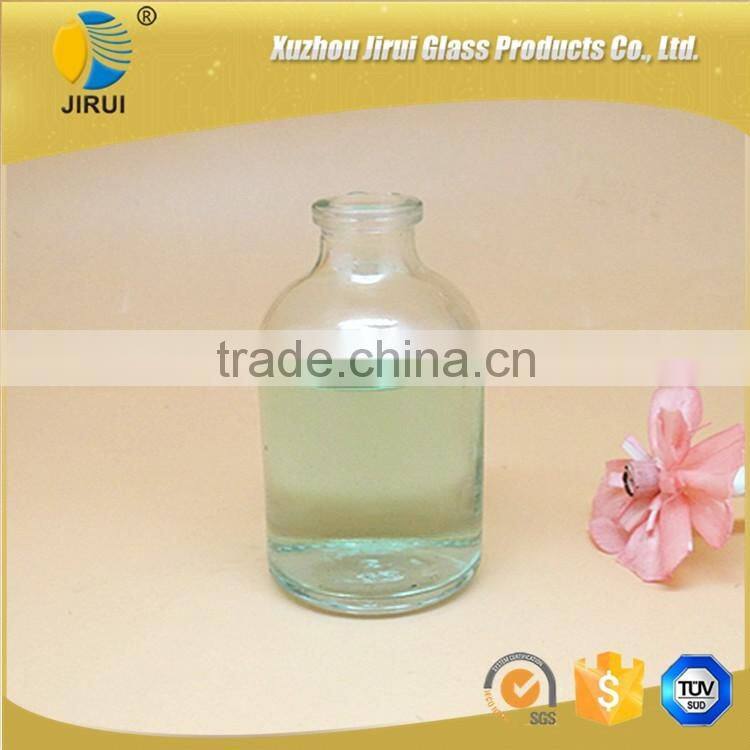 empty transparent aroma fragrance oil diffuser glass bottle