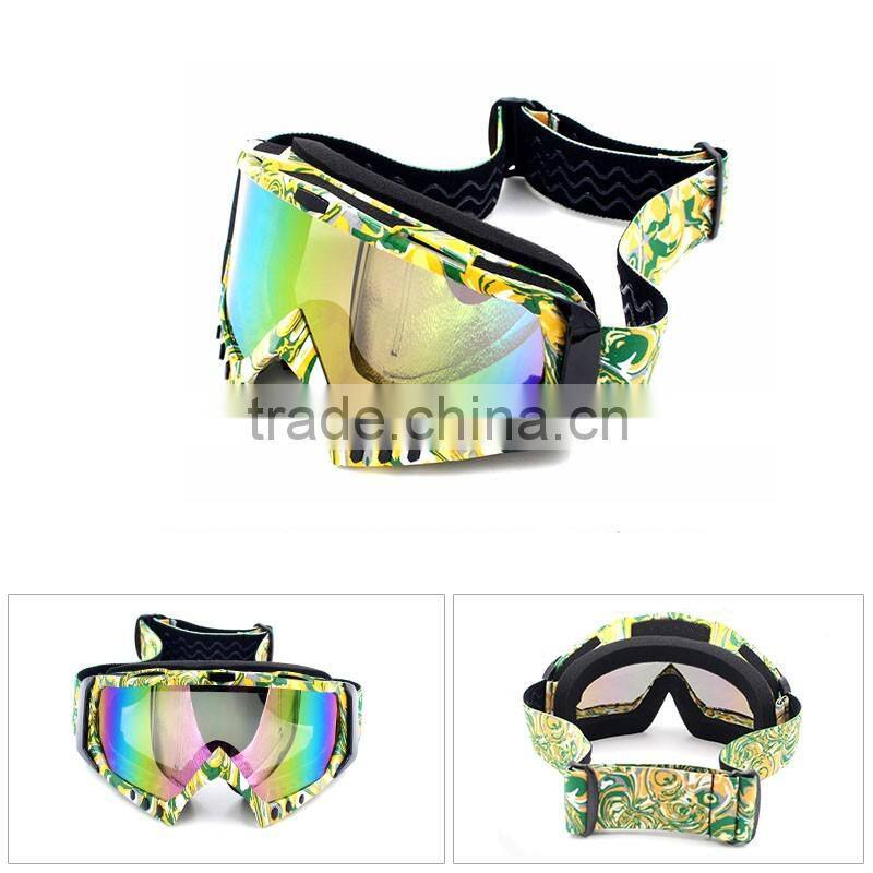 CE EN166 newest high quality protective helmet compatible motocross glasses