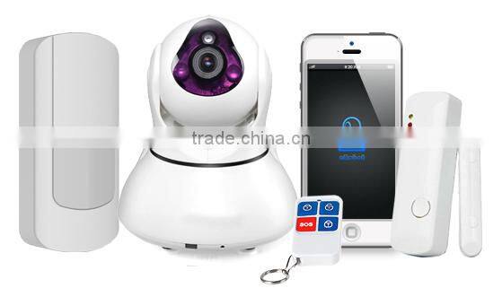 Home security camera system,with G-sensor,automatically adjusting video sequence