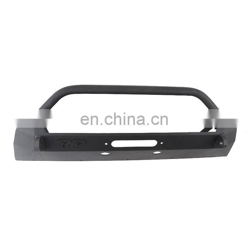 Car Black front bumper for Tacoma Steel bumper with U bar for Tacoma guard bull bar