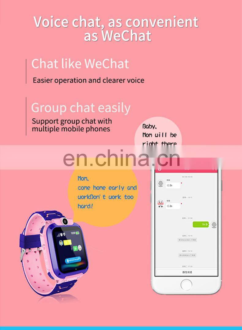 YQT Factory Jam Anak Child GPS Smart watch SOS Tracker Monitor Watch Kids Smartwatch Q12 Z5 Reloj Ninos gps