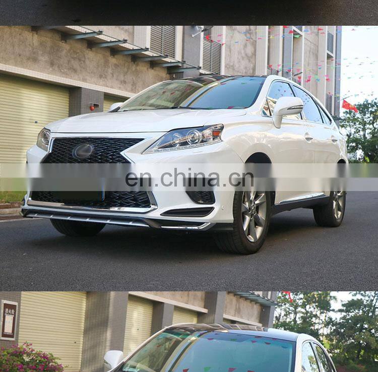 Runde Car Modification PP Material Old Lexus RX270 Upgrade New Style RX350 Front Rear Bumper For 09-14 Lexus RX270 Body Kit