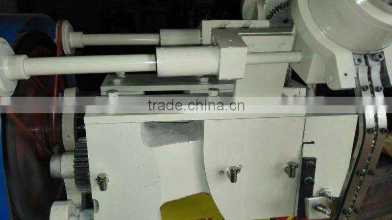 HAS VIDEO 195 Cycles 2 Heads Electric Paper Bag,Non Woven Bag,Shopping Bag Semi Automatic Eyelet Punch Machine