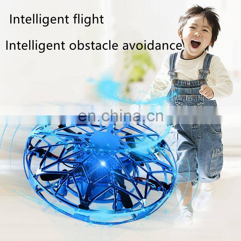 Induction flying saucer Suspended UFO gesture remote control cross-border toy Induction aircraft drone Parent-child interaction