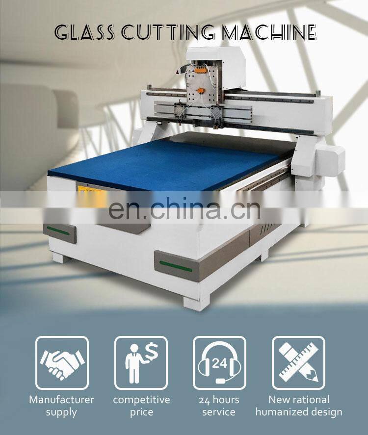 Multi-Head CNC Automatic Glass Cutting Machine Flat Glass CNC Cut Glass Processing Machine